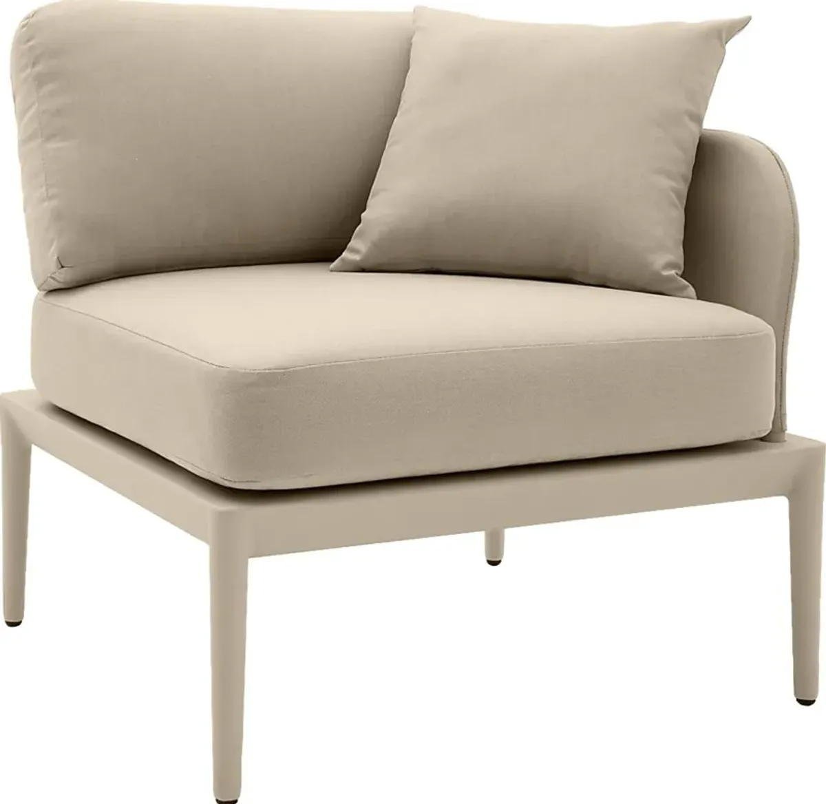 Outdoor Brenkman Taupe Right Corner Chair