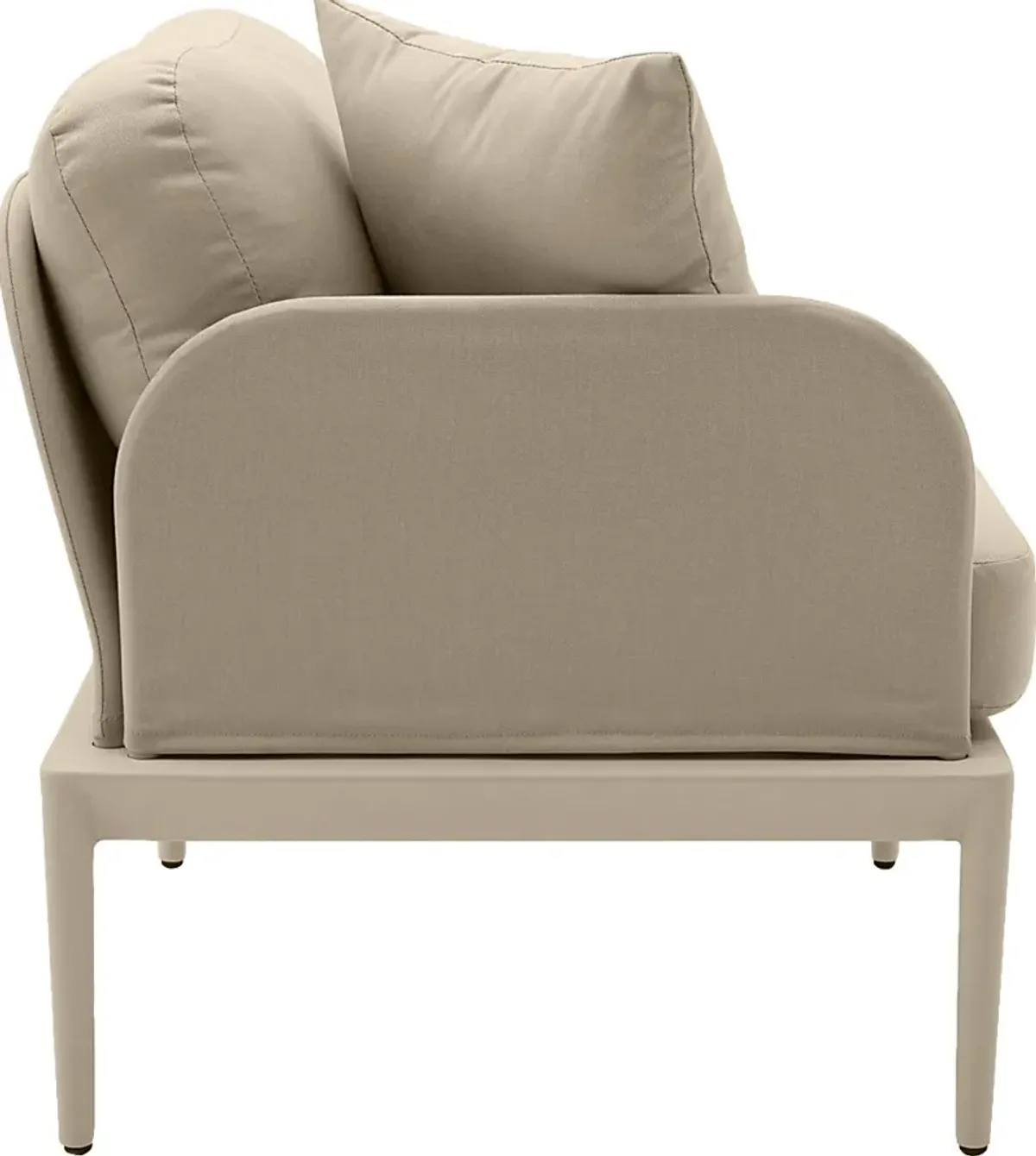 Outdoor Brenkman Taupe Left Corner Chair