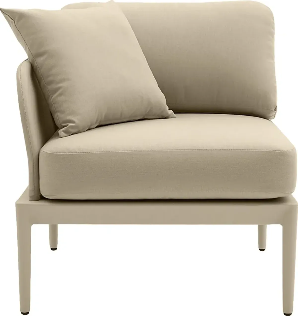 Outdoor Brenkman Taupe Left Corner Chair