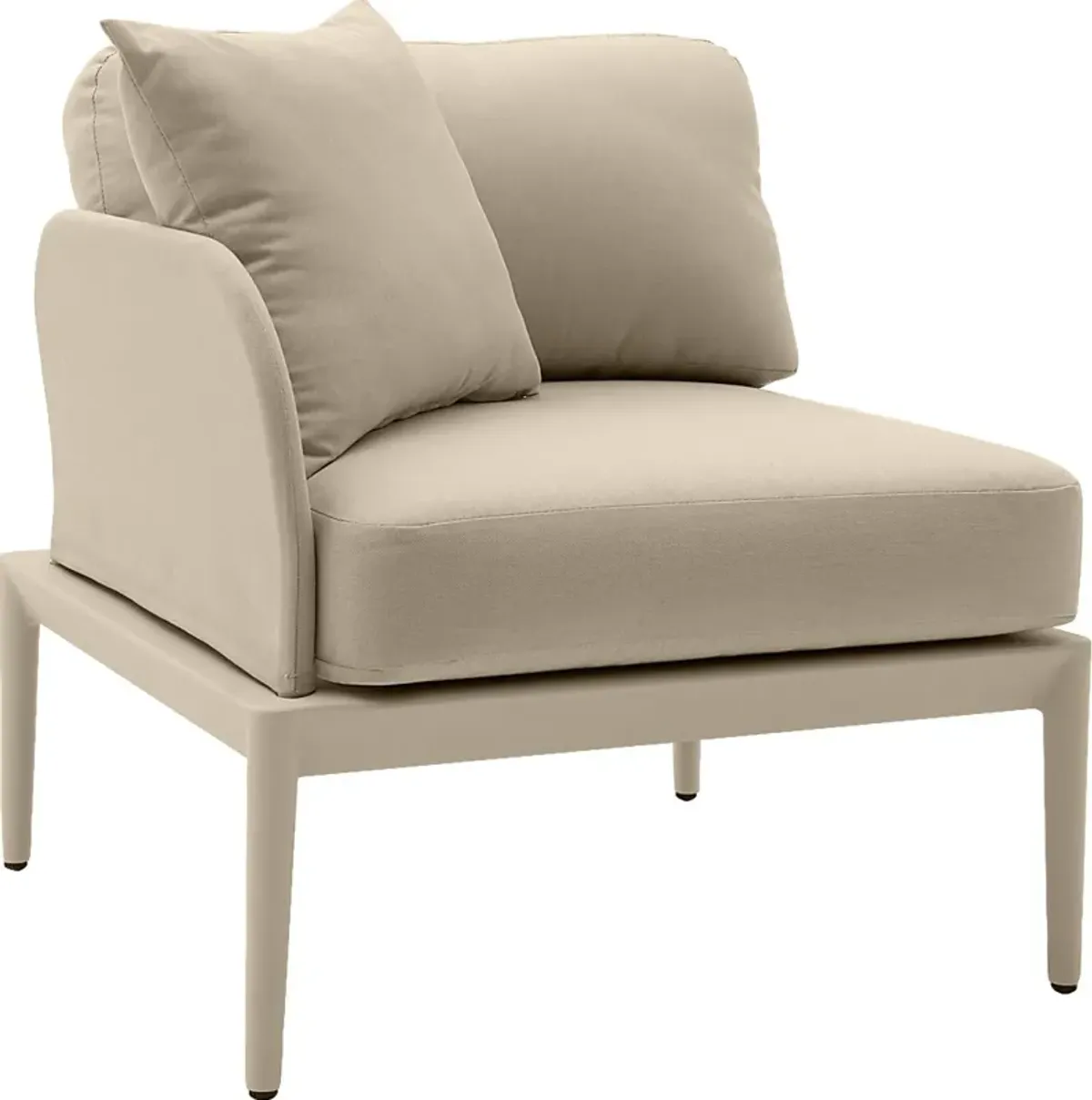 Outdoor Brenkman Taupe Left Corner Chair