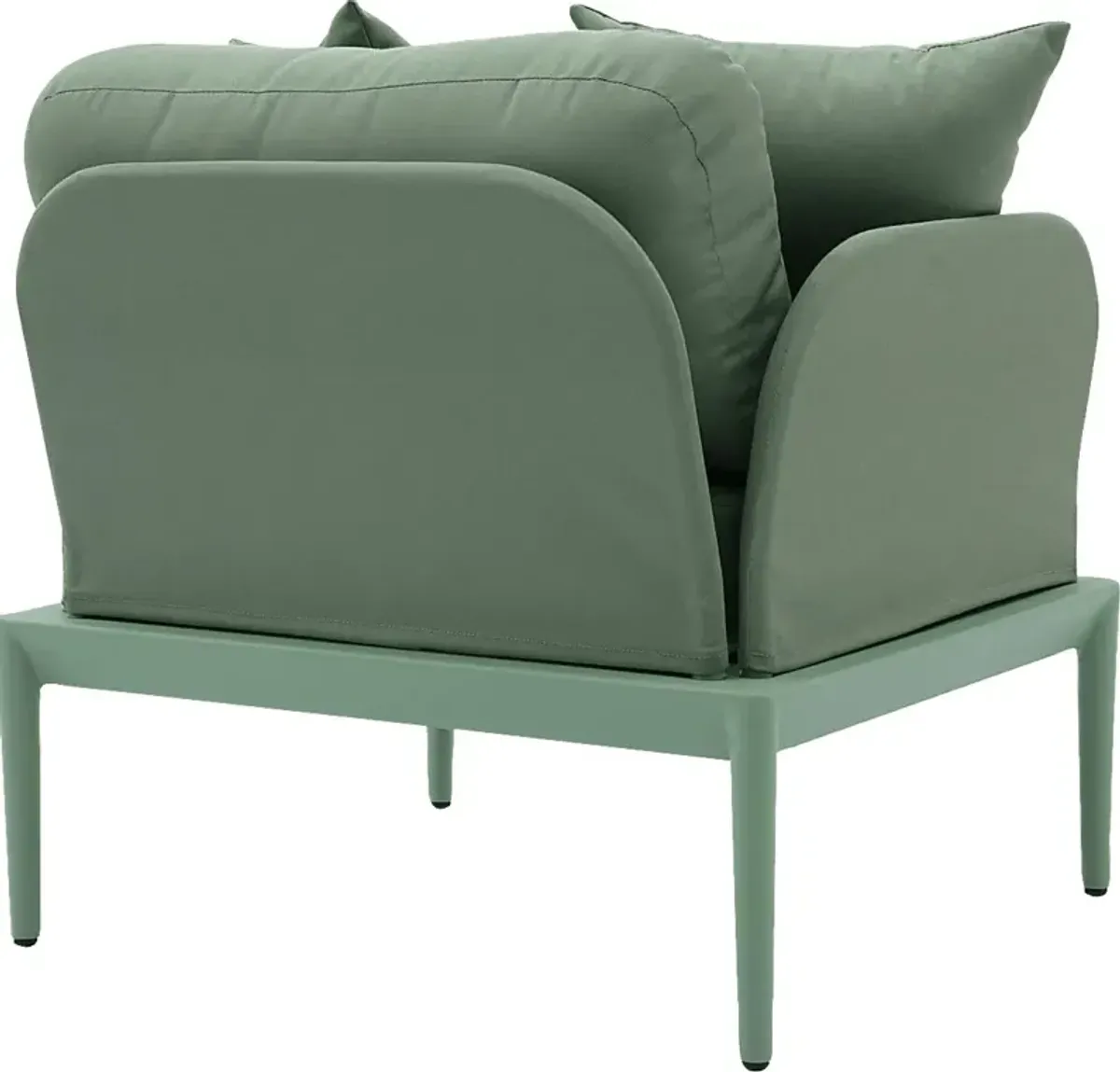 Outdoor Brenkman Green Arm Chair