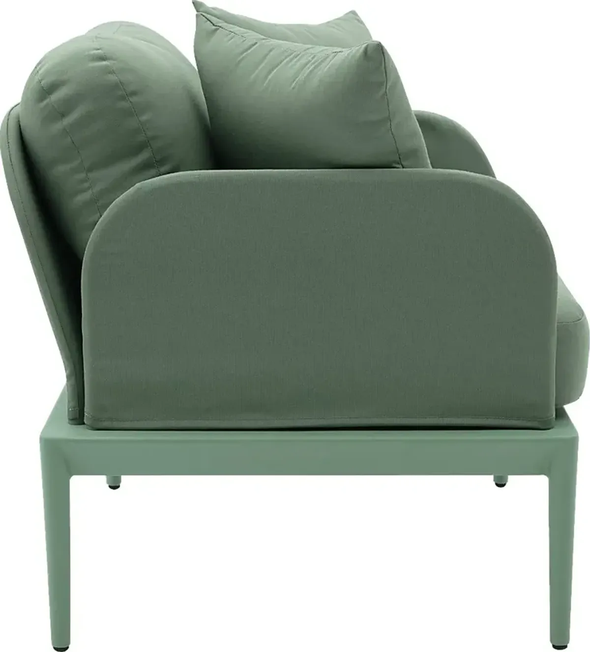 Outdoor Brenkman Green Arm Chair