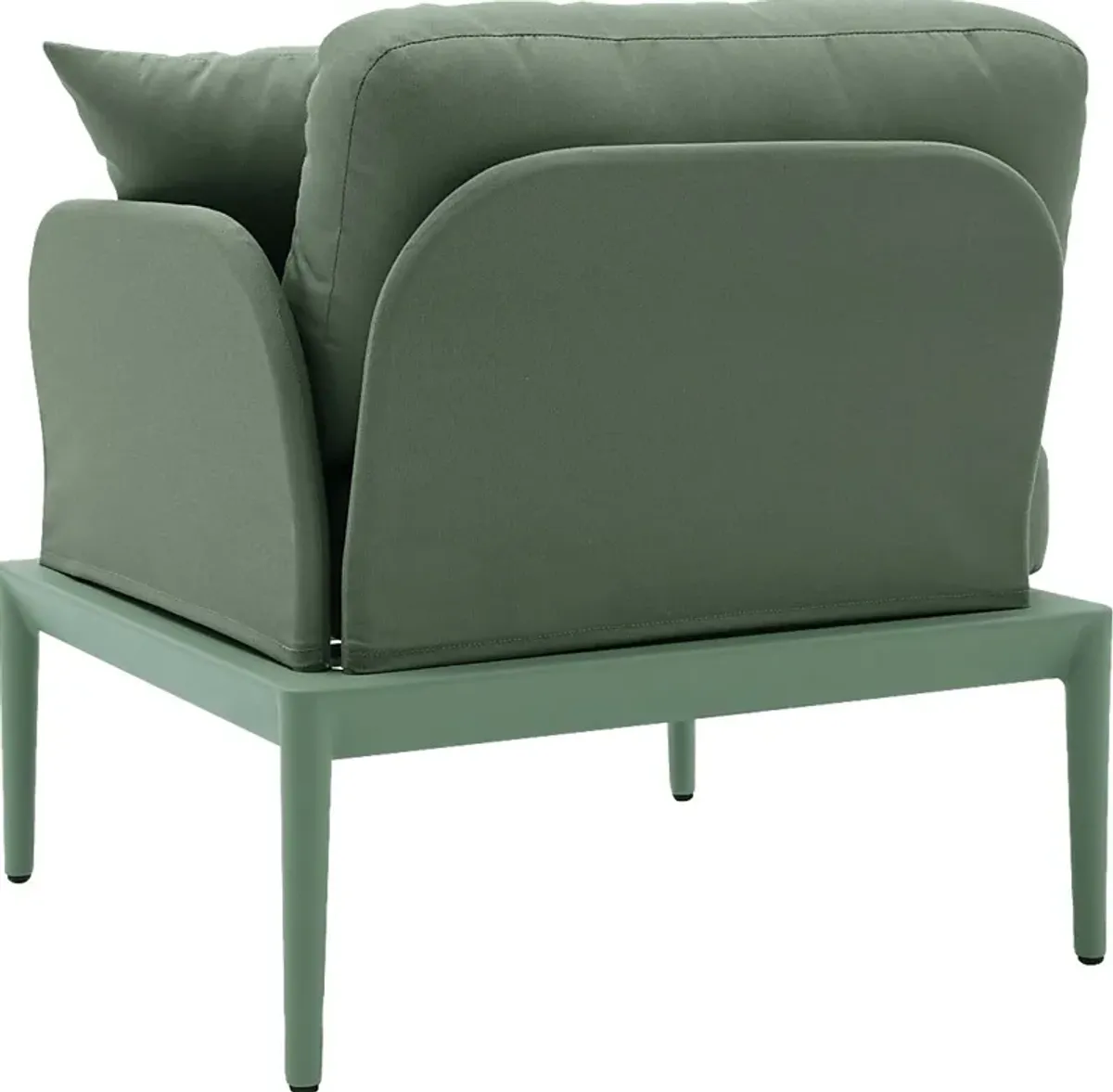 Outdoor Brenkman Green Right Corner Chair