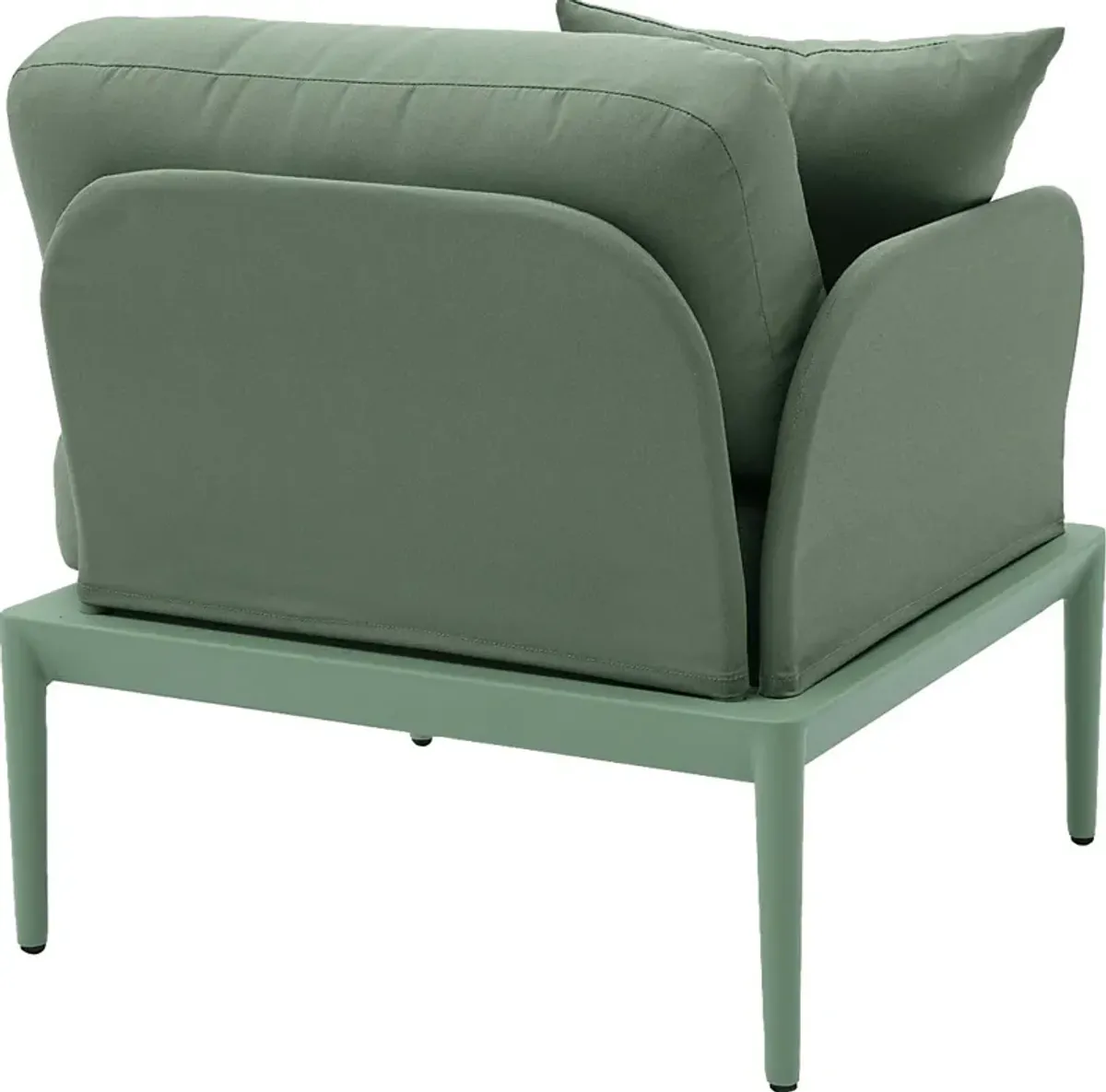 Outdoor Brenkman Green Left Corner Chair