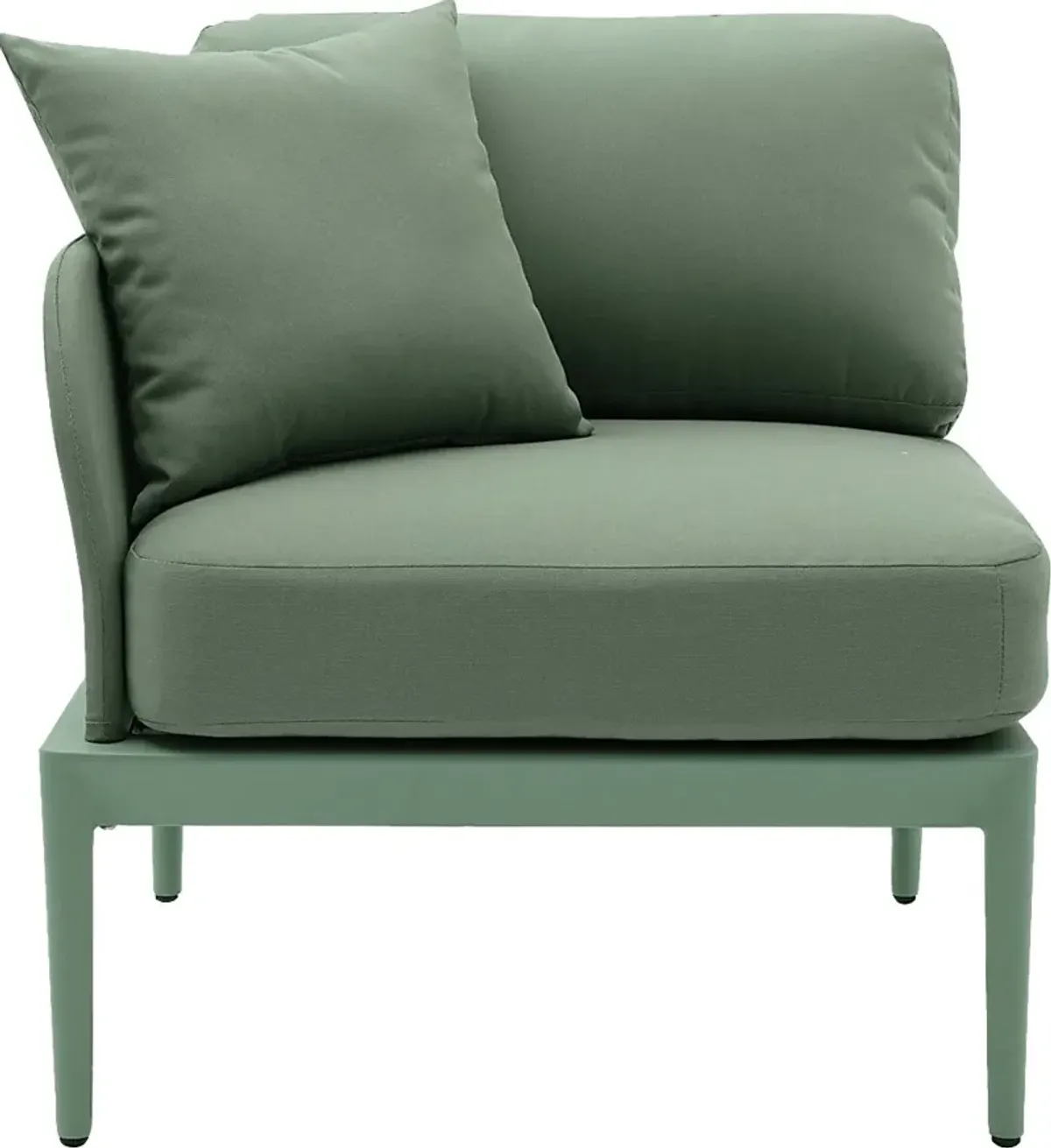 Outdoor Brenkman Green Left Corner Chair