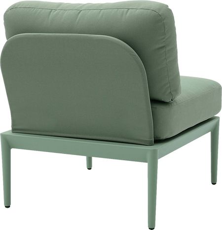 Outdoor Brenkman Green Armless Chair