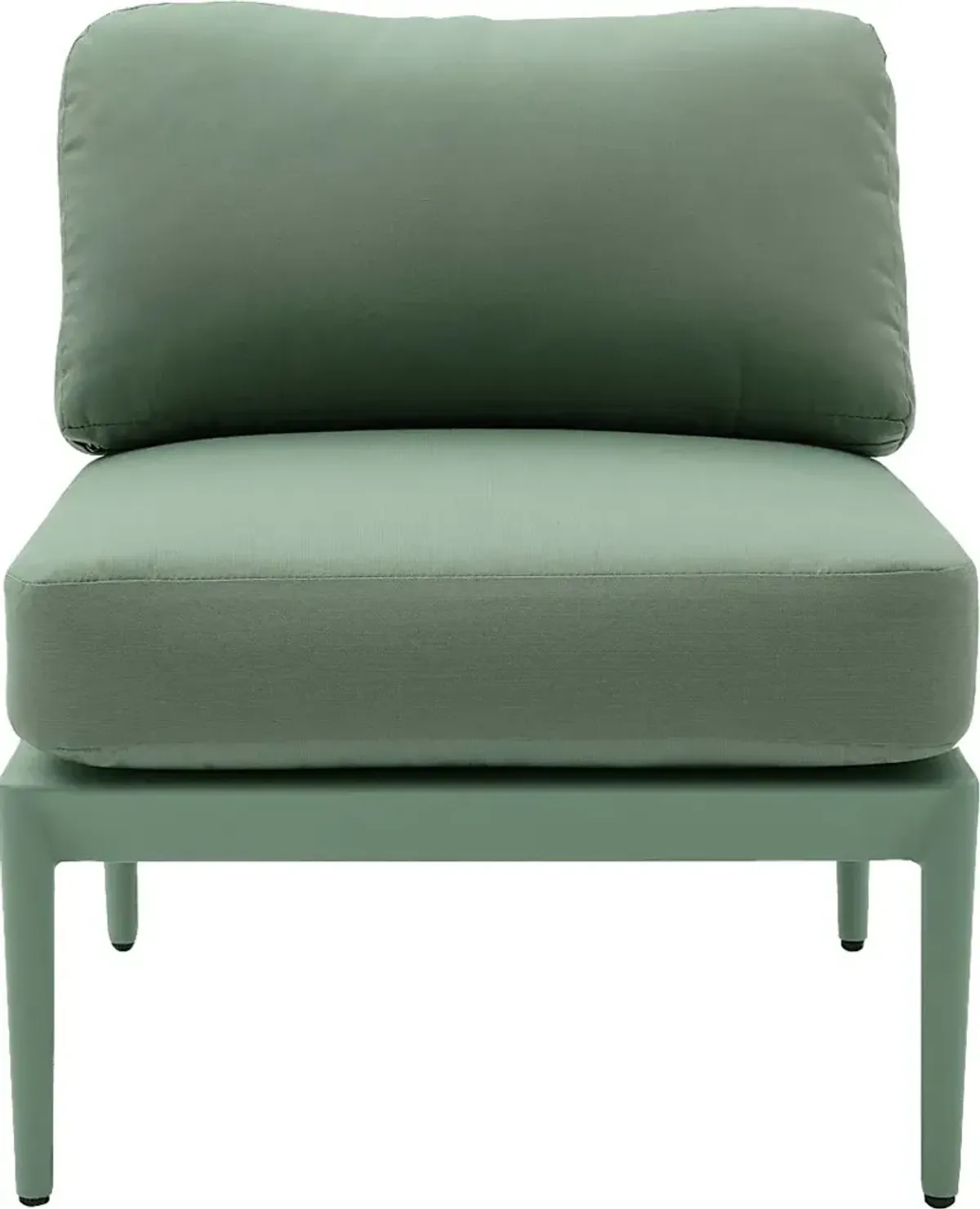 Outdoor Brenkman Green Armless Chair