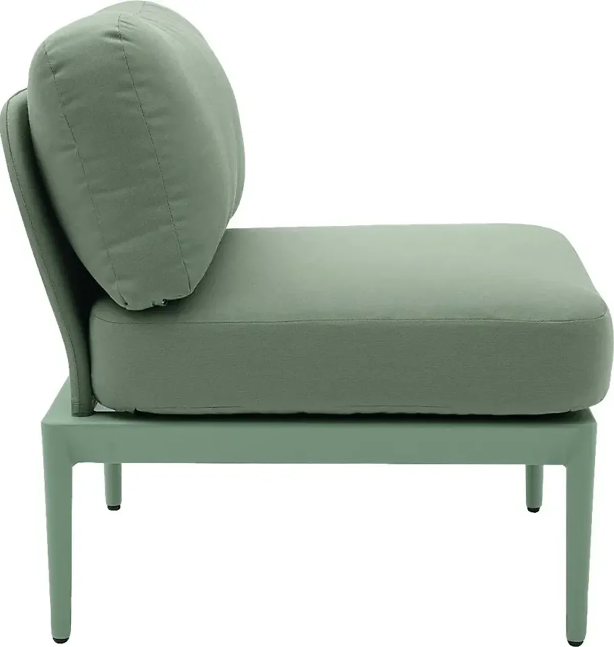 Outdoor Brenkman Green Armless Chair