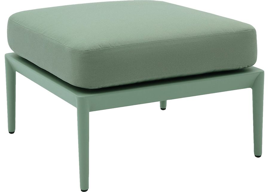 Outdoor Brenkman Green Ottoman