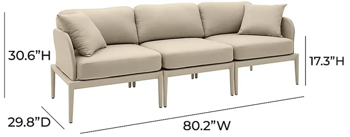 Outdoor Brenkman Taupe Sofa