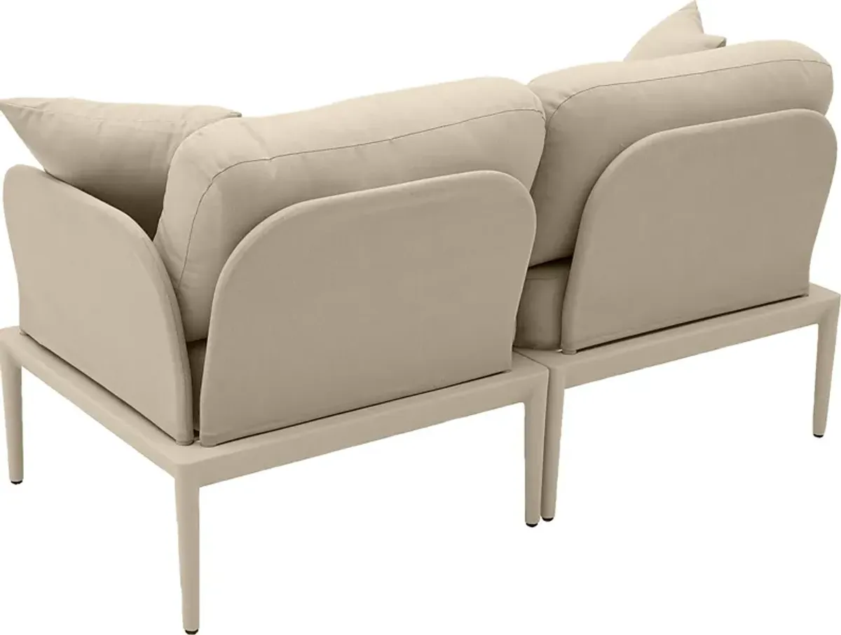 Outdoor Brenkman Taupe Loveseat