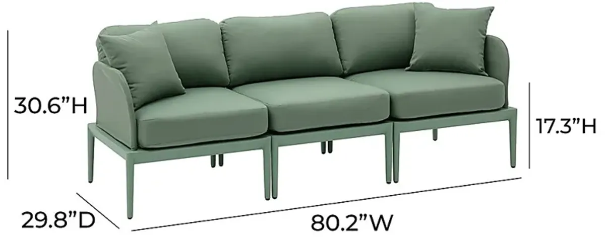 Outdoor Brenkman Green Sofa