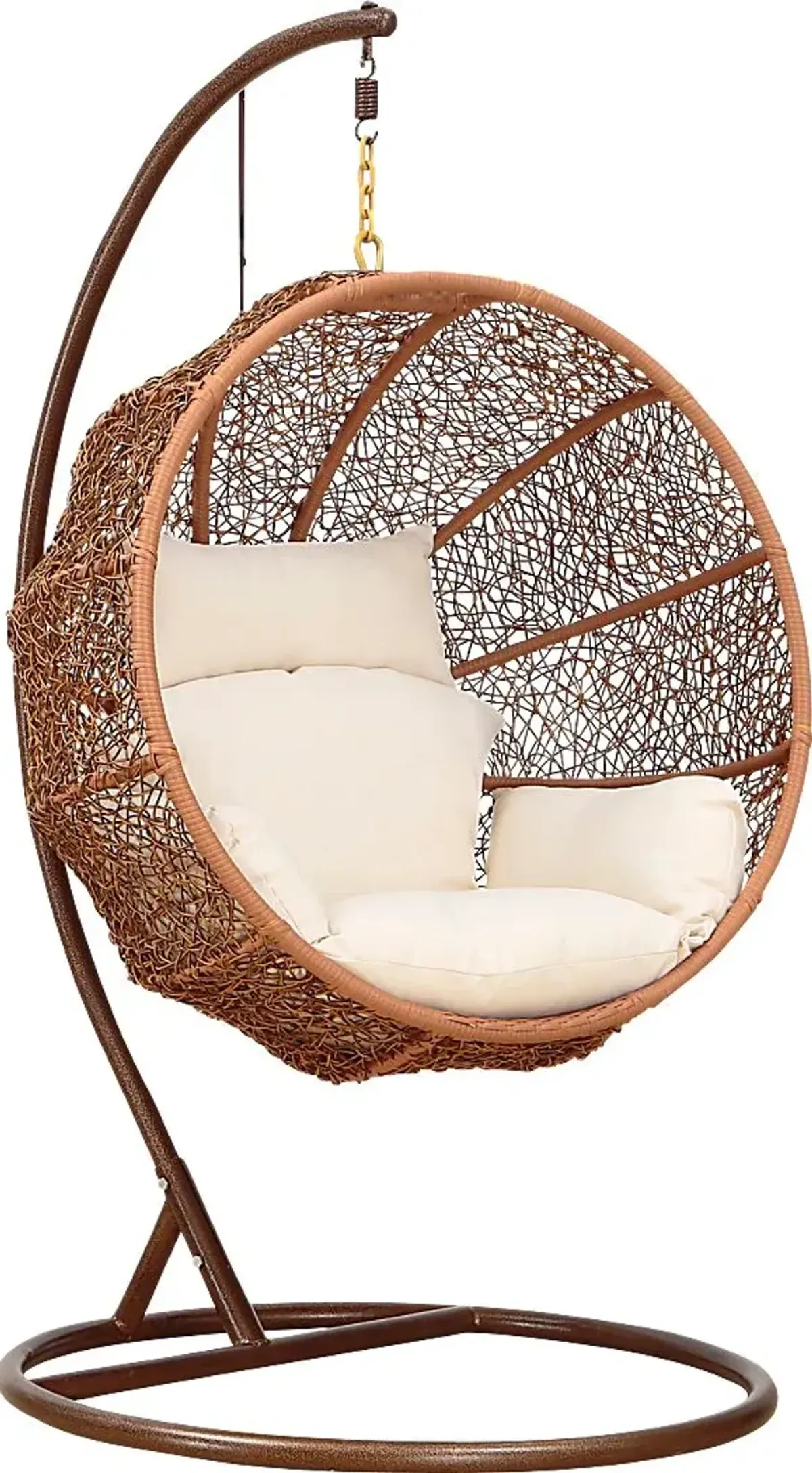 Outdoor Seahorn Cream Hanging Chair