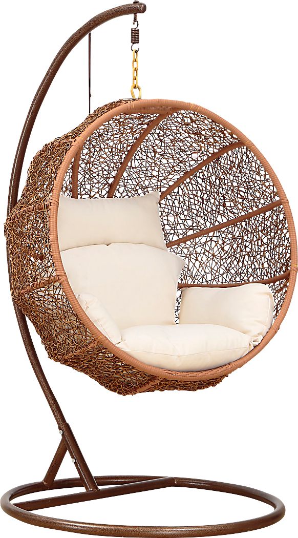 Outdoor Seahorn Cream Hanging Chair