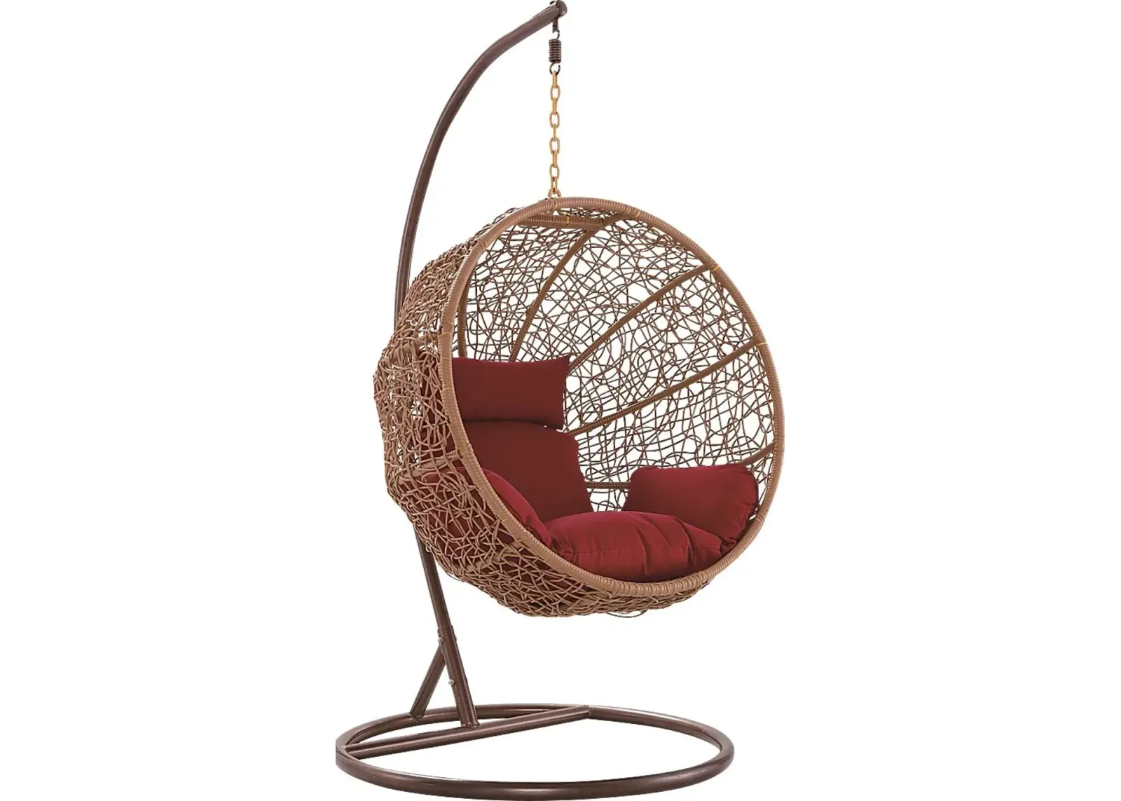 Outdoor Seahorn Red Hanging Chair