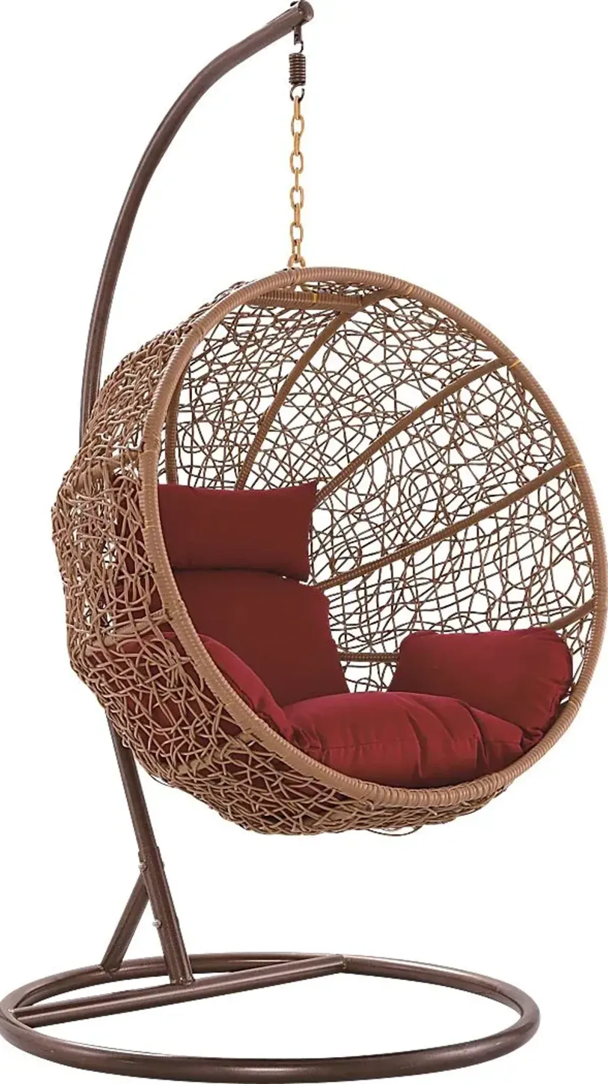 Outdoor Seahorn Red Hanging Chair