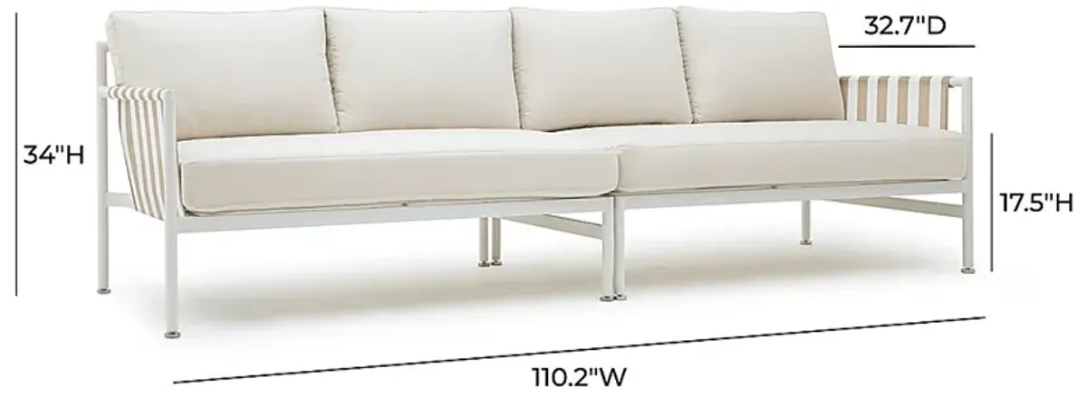 Outdoor Arboleda Cream Sofa