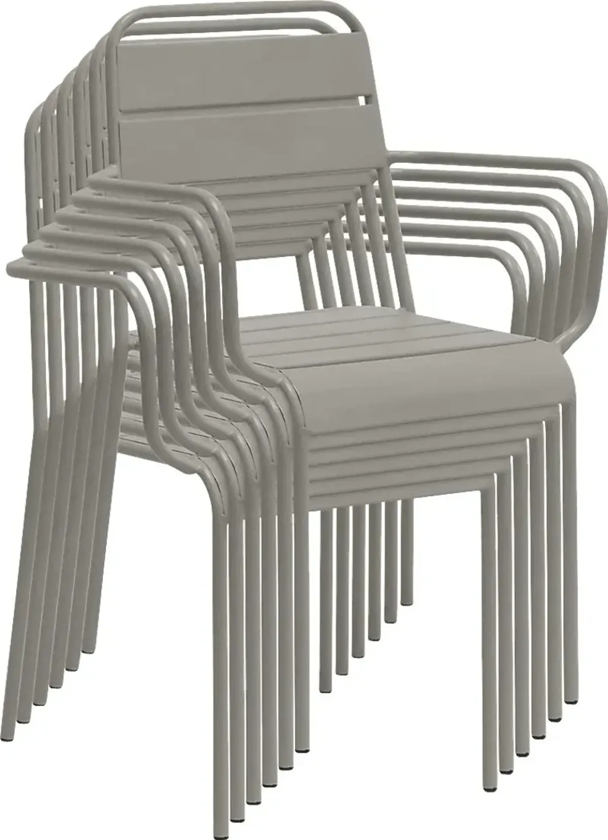 Outdoor Sowelle Gray Arm Chair, Set of 2
