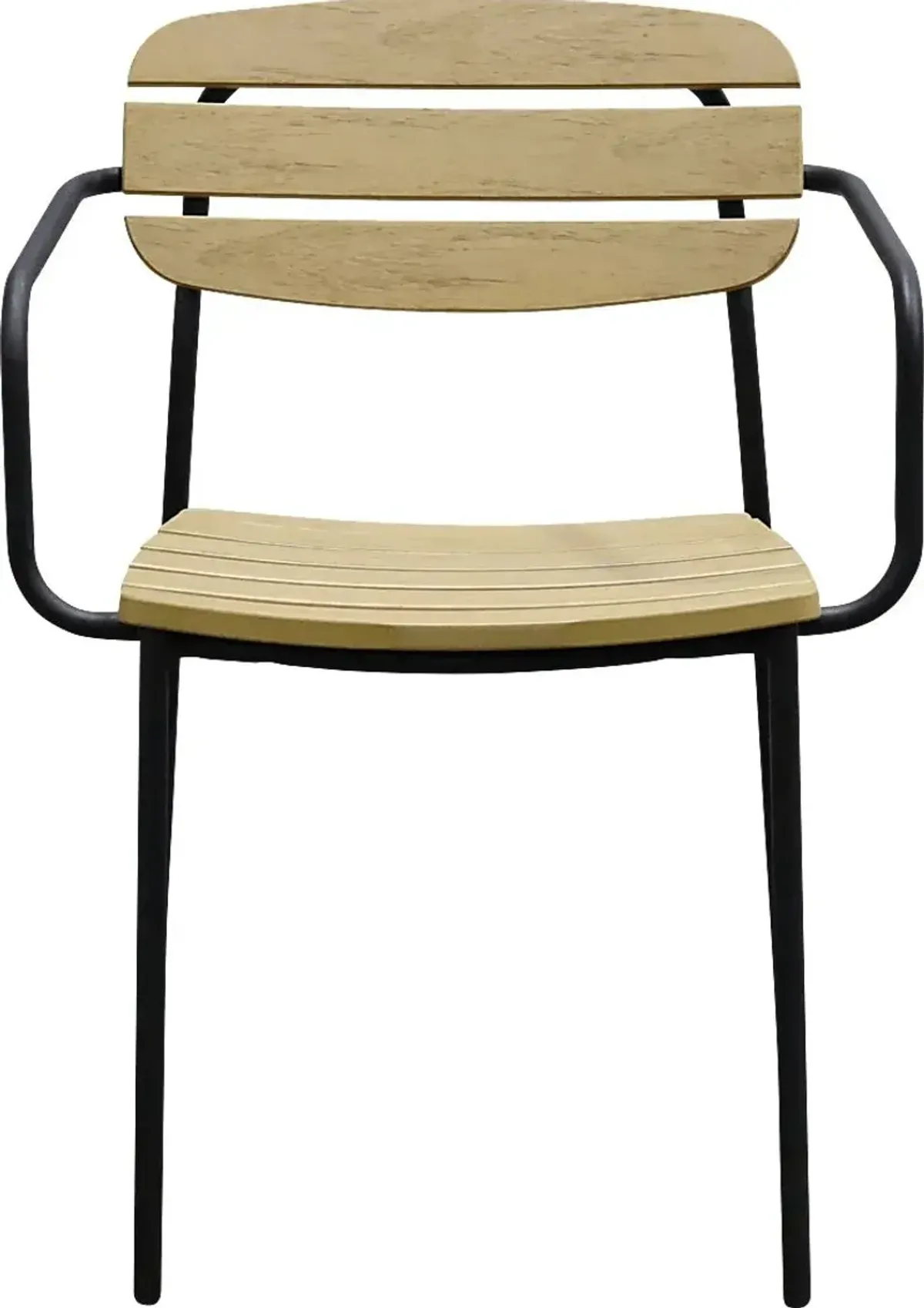 Outdoor Rufiny Brown Arm Chair, Set of 2