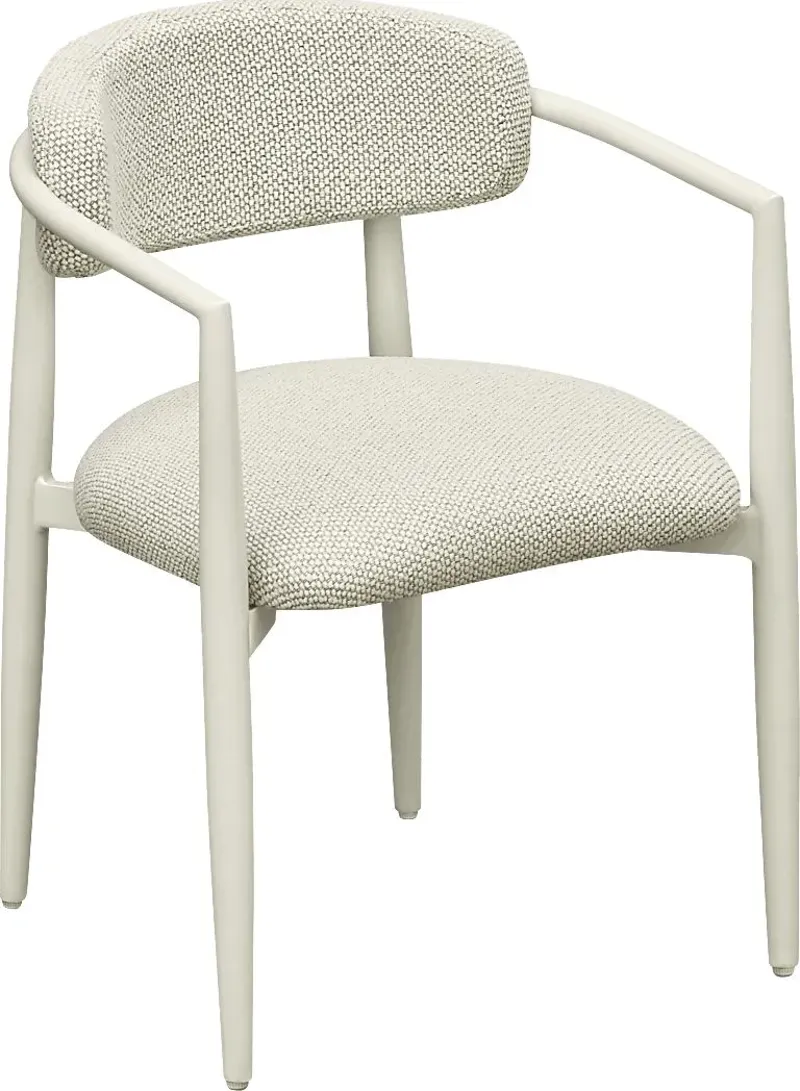 Outdoor Fryburg Cream Arm Chair