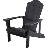 Outdoor Adenmore Black Adirondack Chair