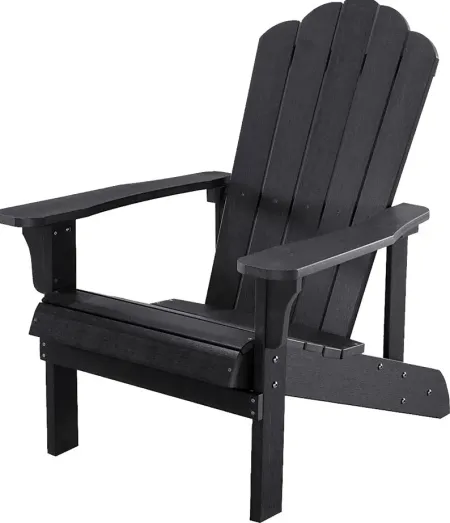 Outdoor Adenmore Black Adirondack Chair