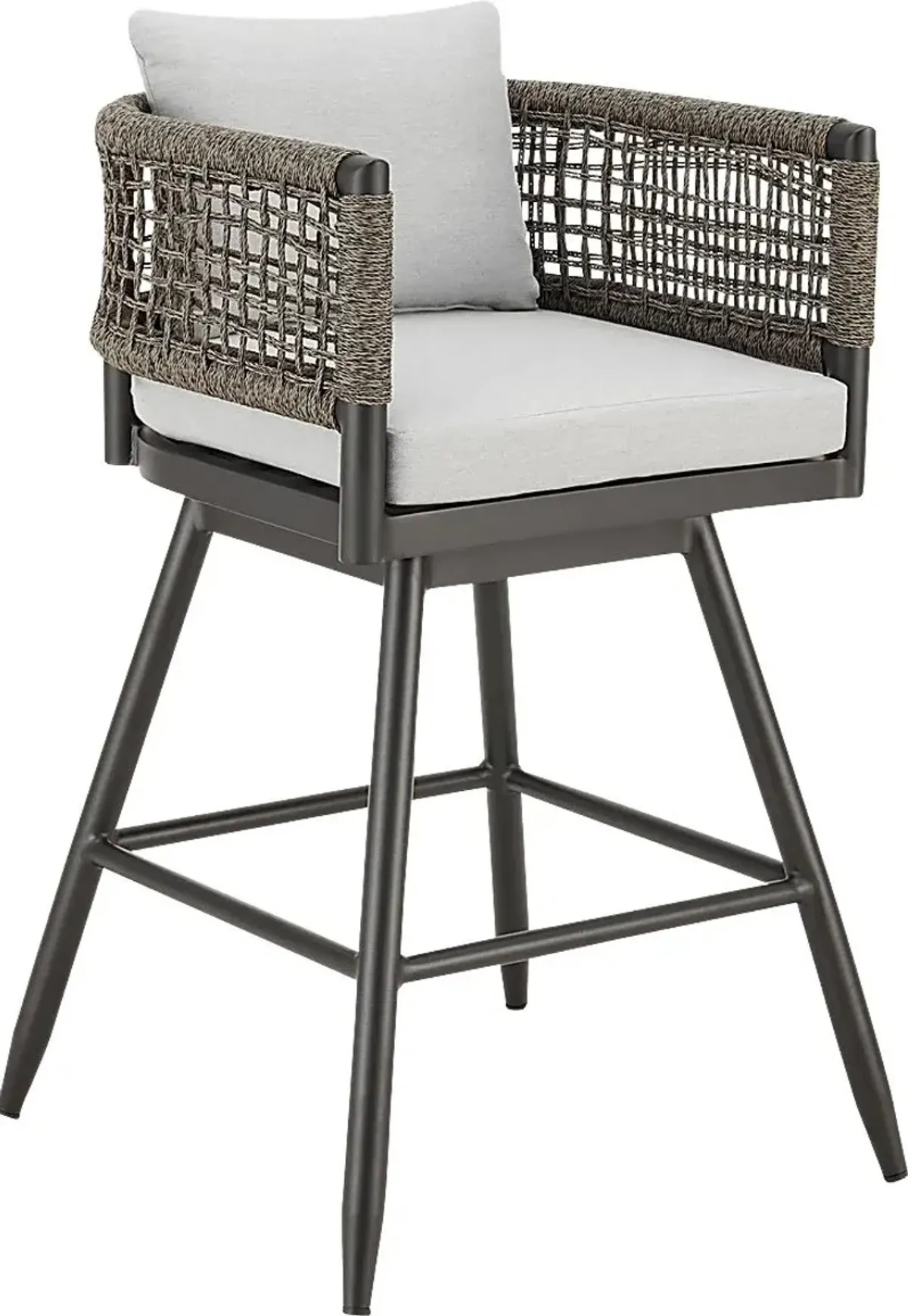 Outdoor Quarrylane Gray Barstool