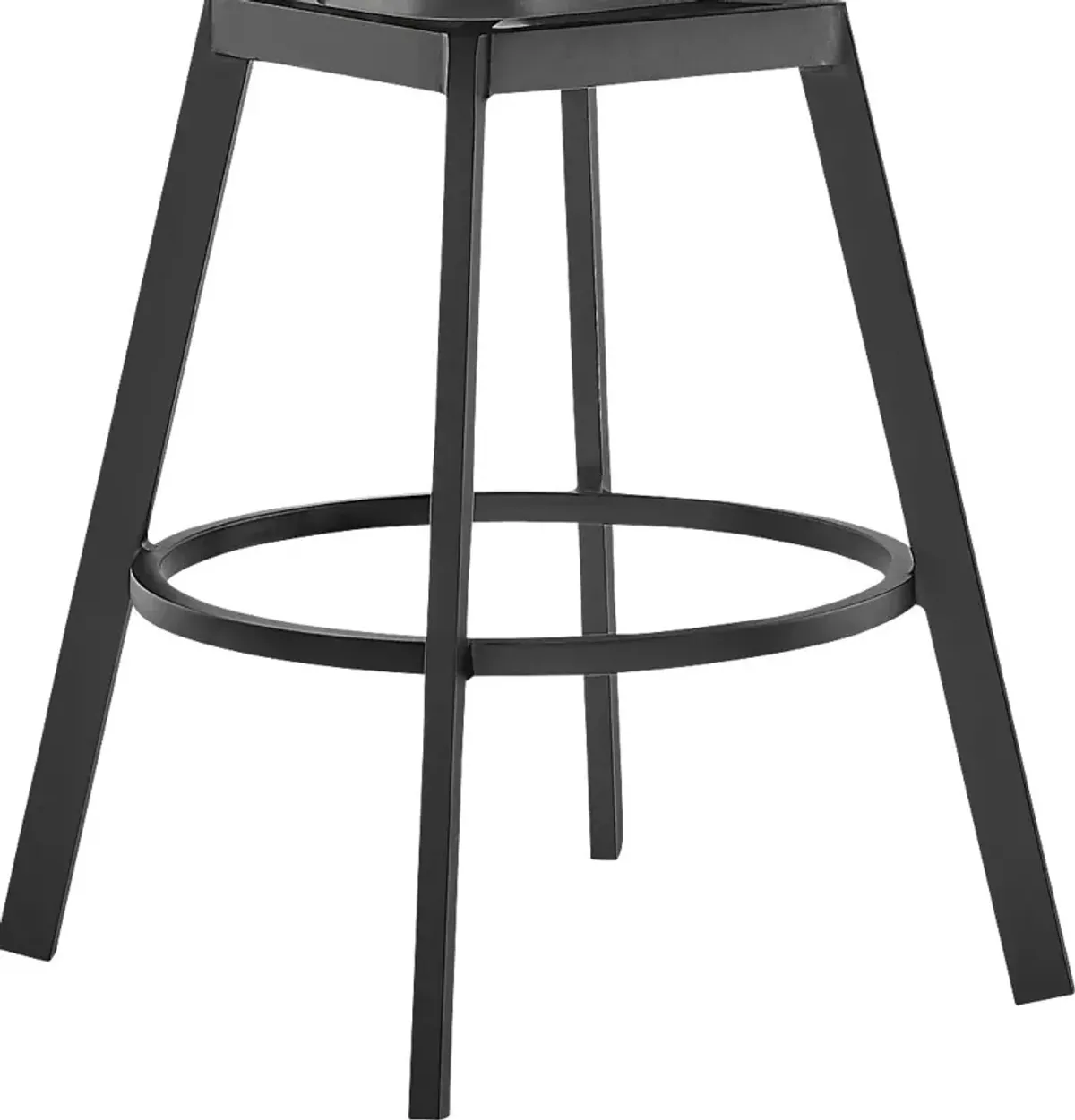 Outdoor Sallodge Charcoal Swivel Barstool