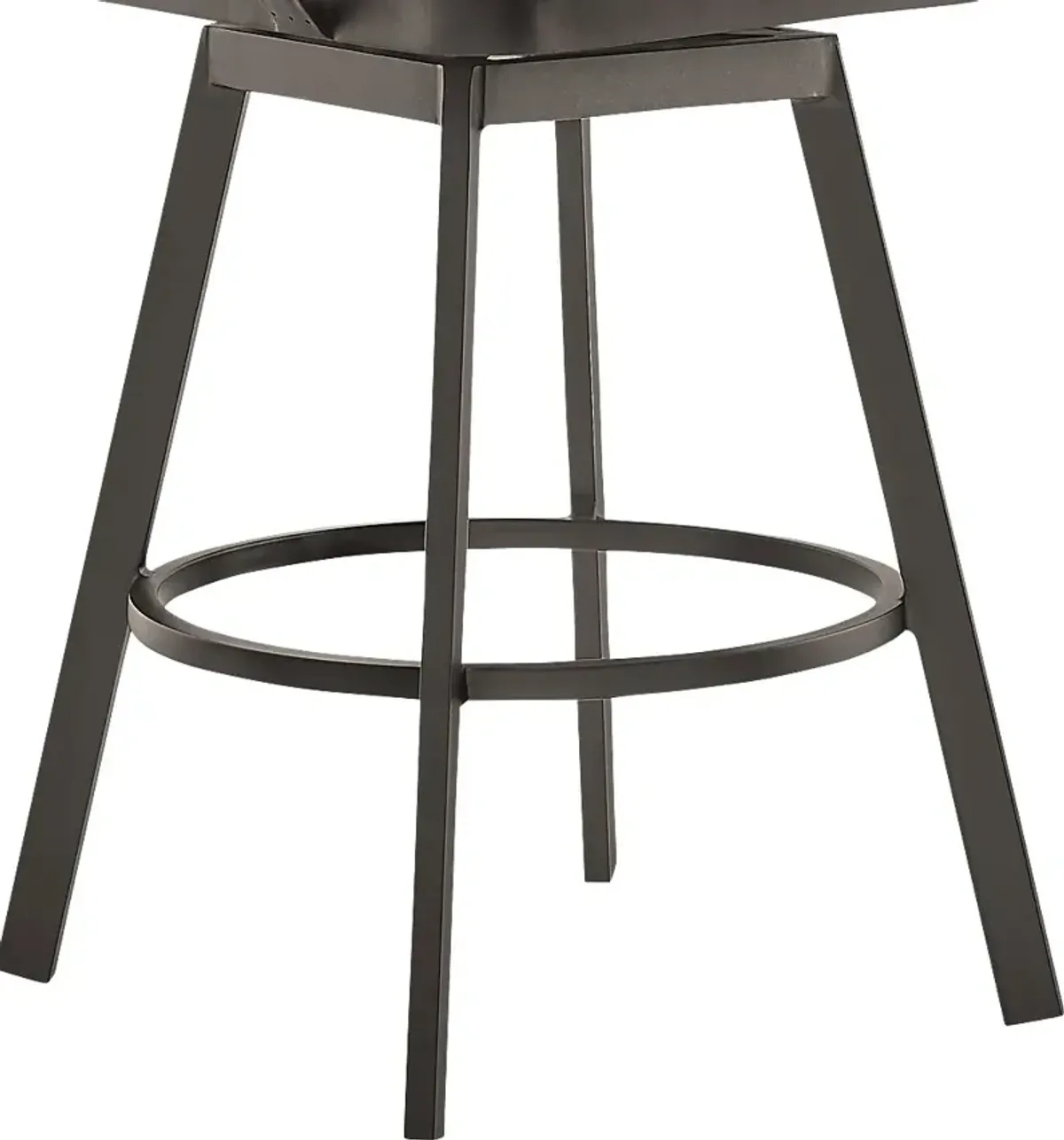 Outdoor Sallodge Brown Swivel Barstool