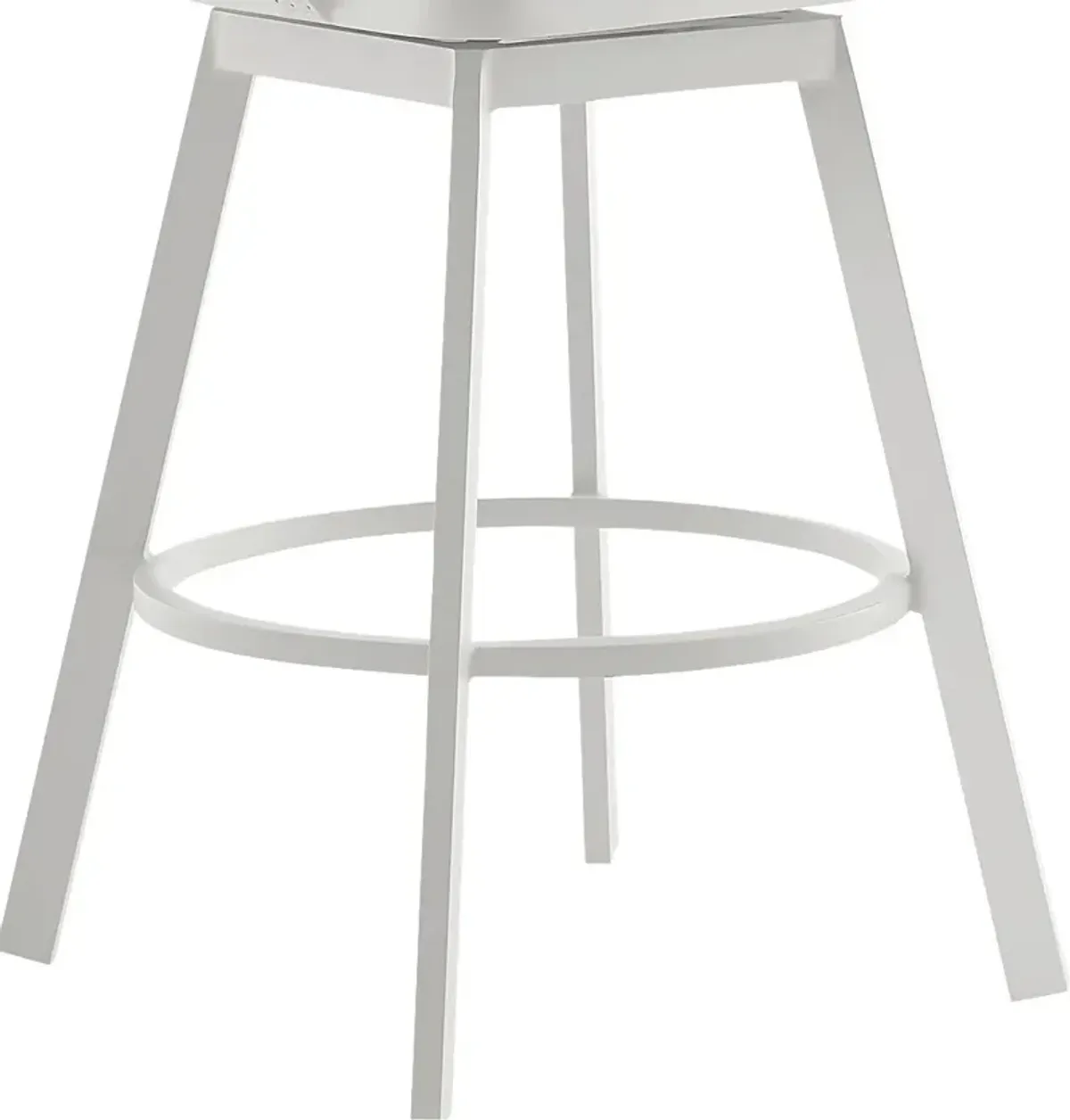 Outdoor Sallodge Gray Swivel Barstool