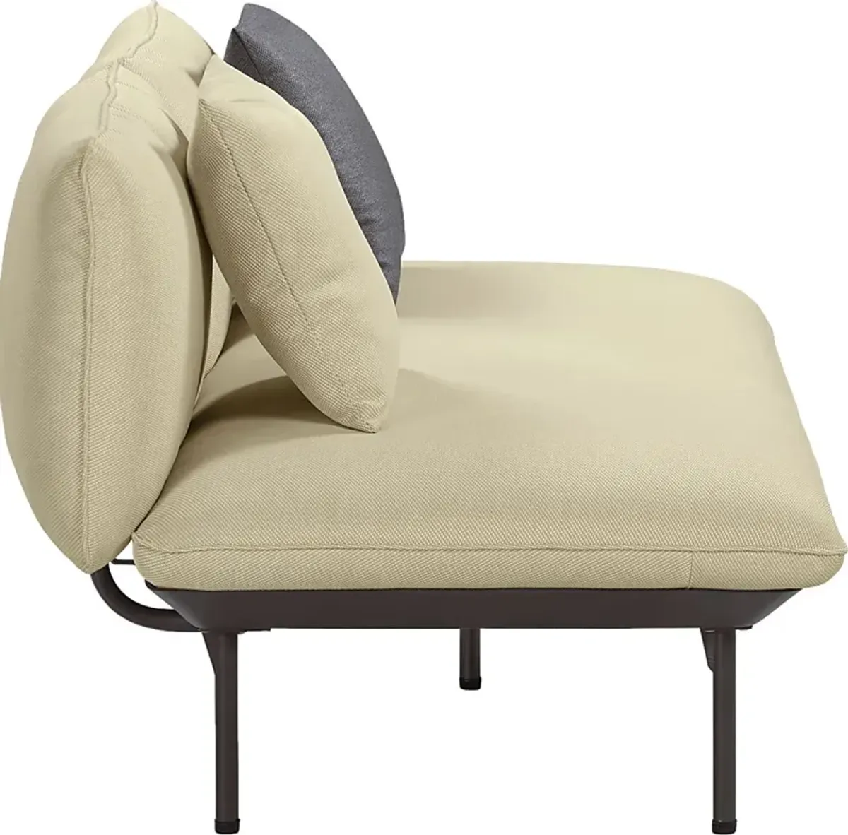 Outdoor Laurine Beige Loveseat