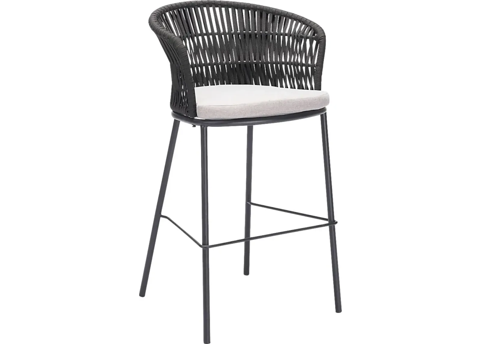 Finneyoaks Black Barstool, Set of 2