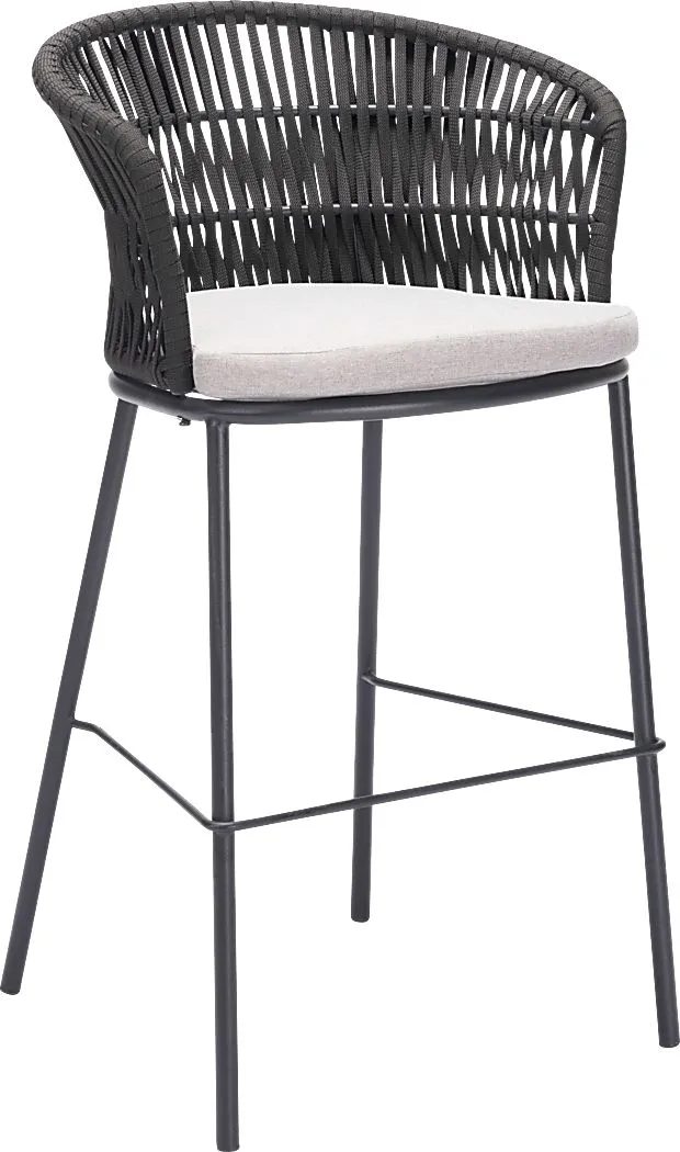 Finneyoaks Black Barstool, Set of 2