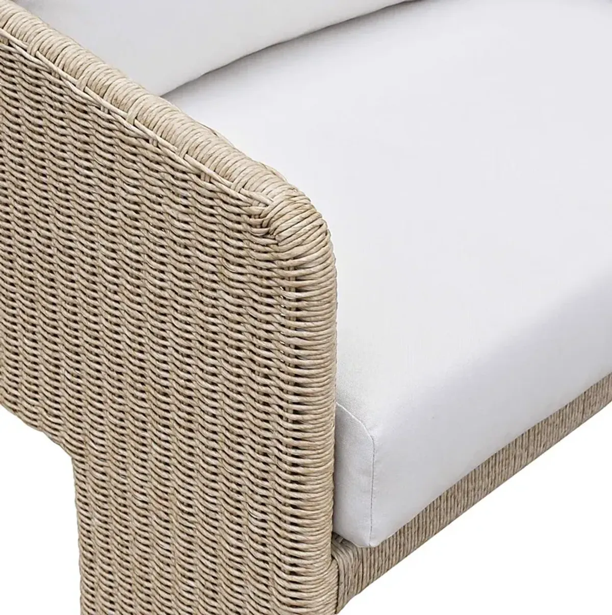 Outdoor Bresnahan Cream Sofa