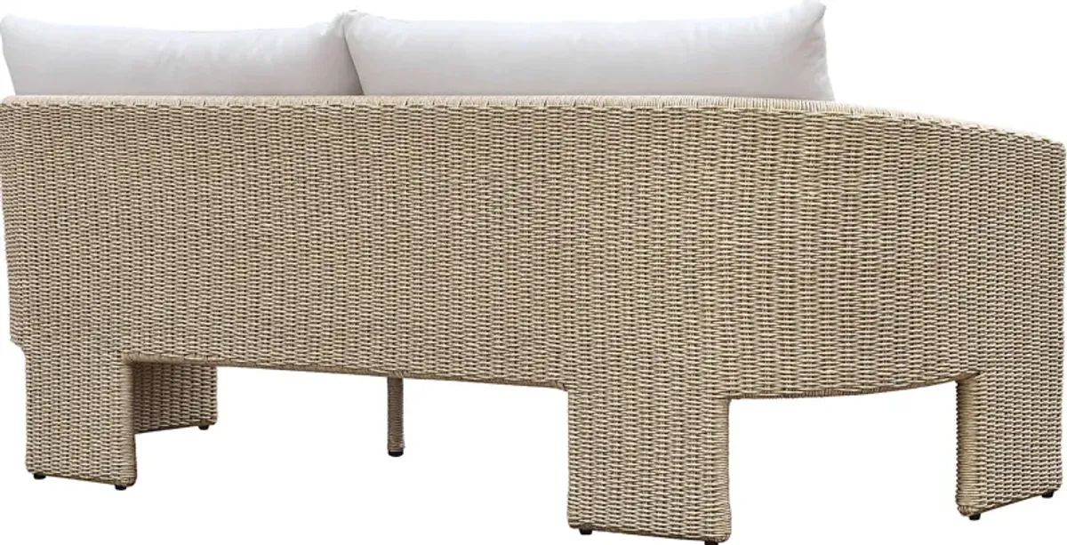 Outdoor Bresnahan Cream Sofa