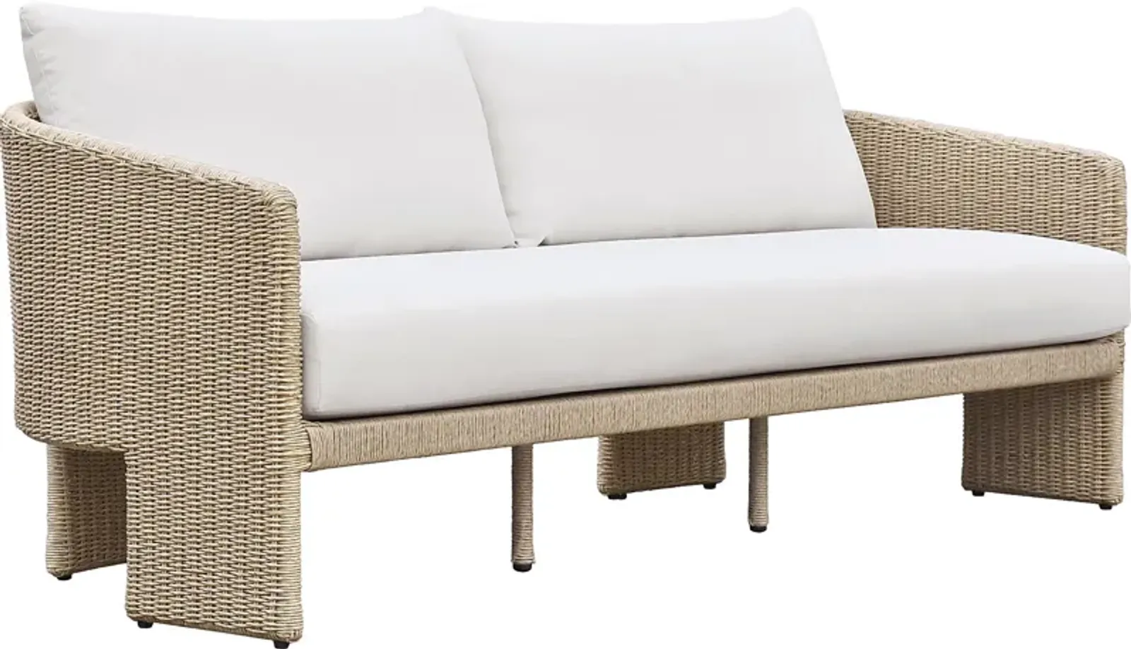 Outdoor Bresnahan Cream Sofa