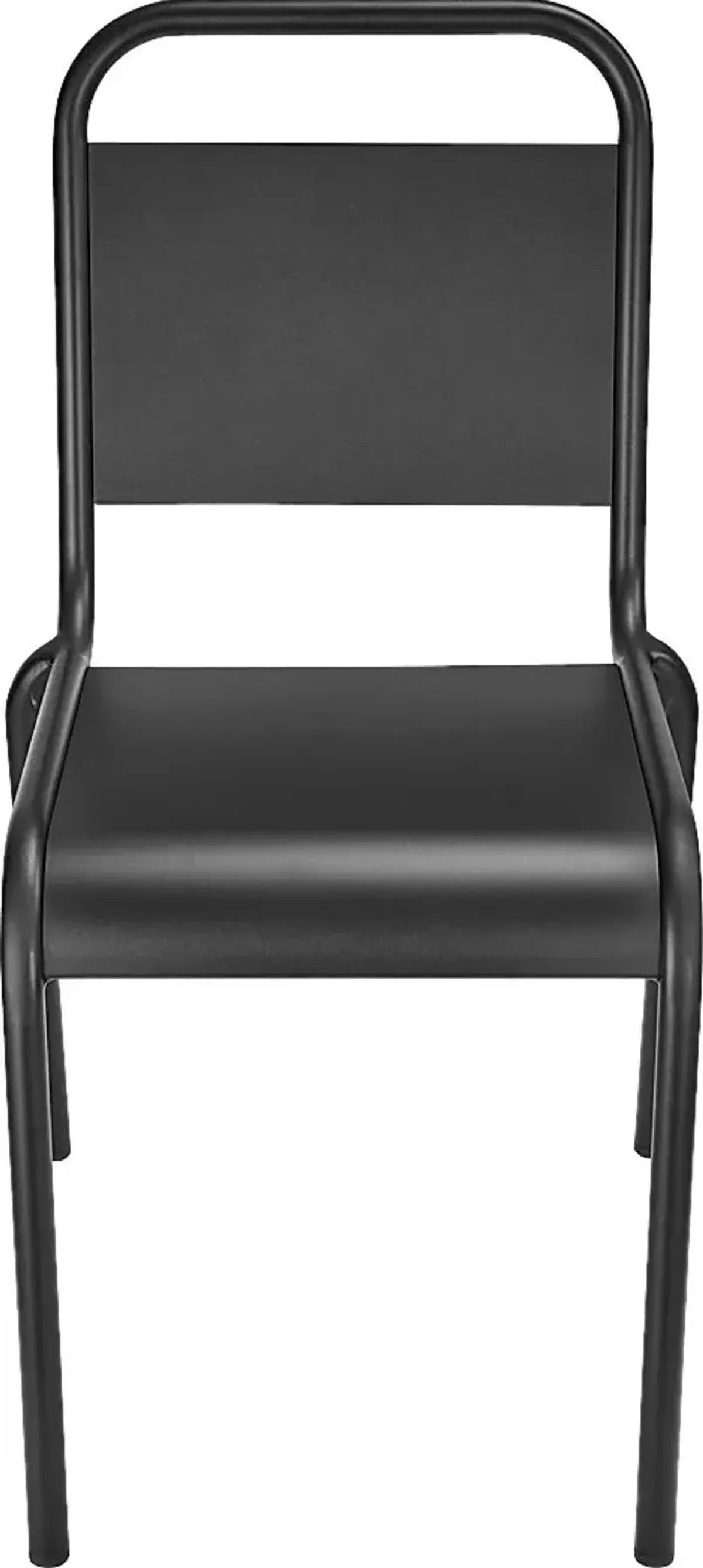 Outdoor Impatiens Black Dining Chair