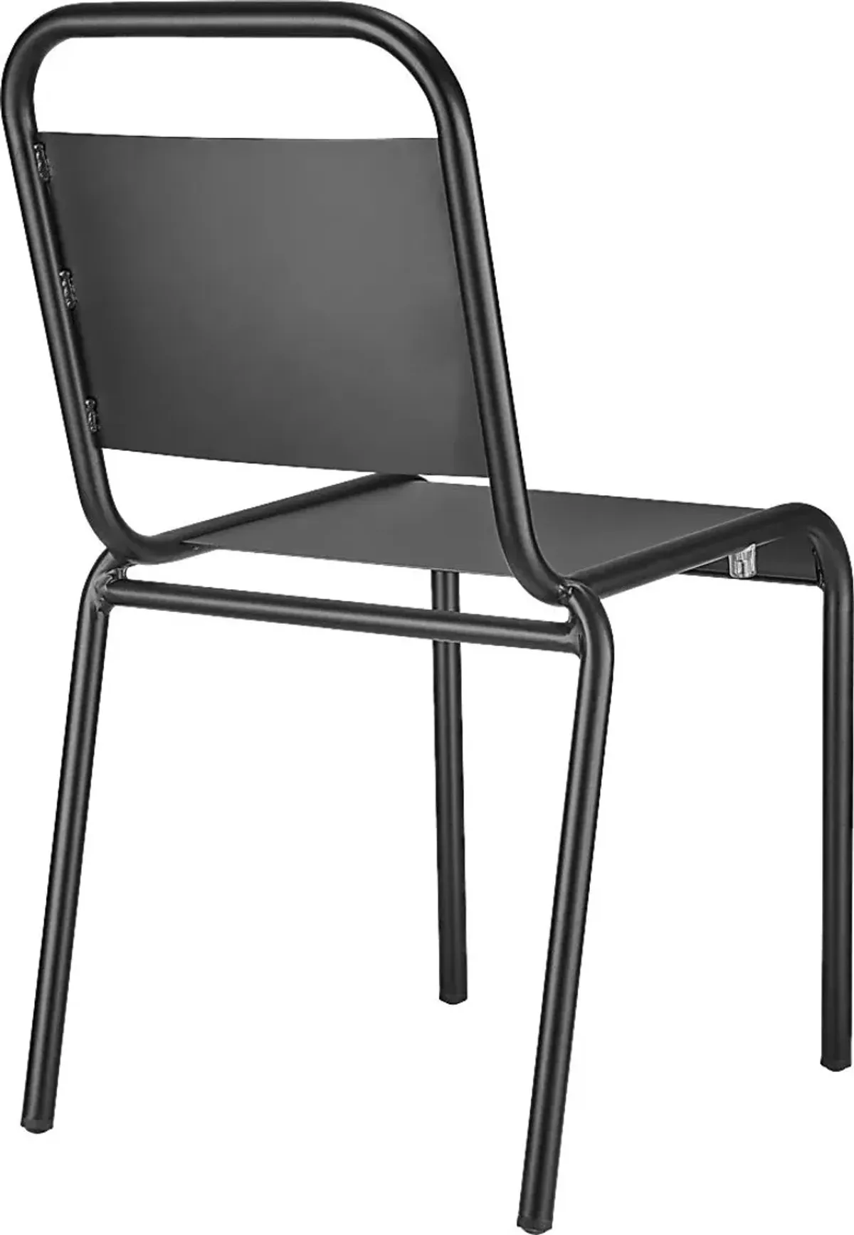 Outdoor Impatiens Black Dining Chair