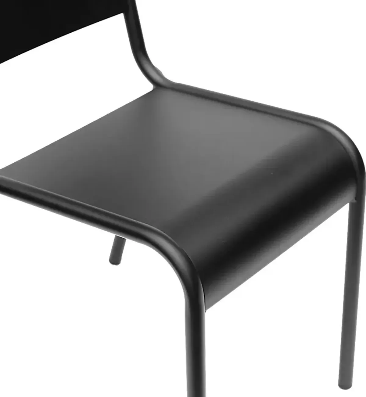 Outdoor Impatiens Black Dining Chair