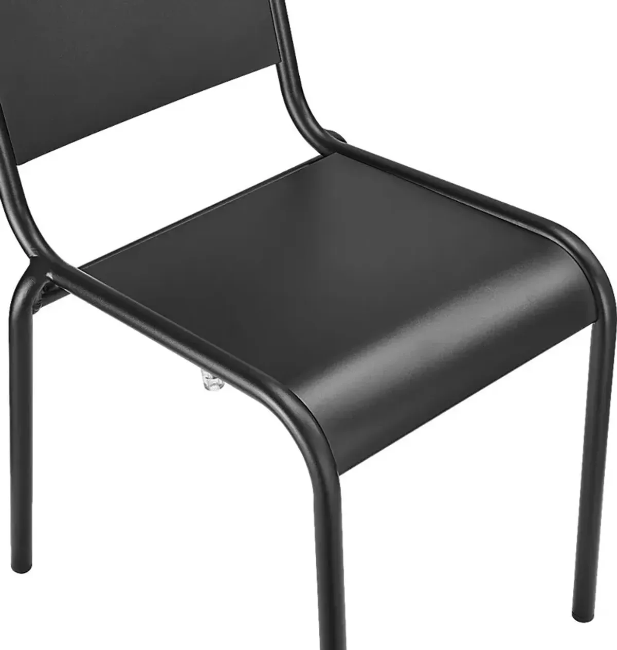 Outdoor Impatiens Black Dining Chair