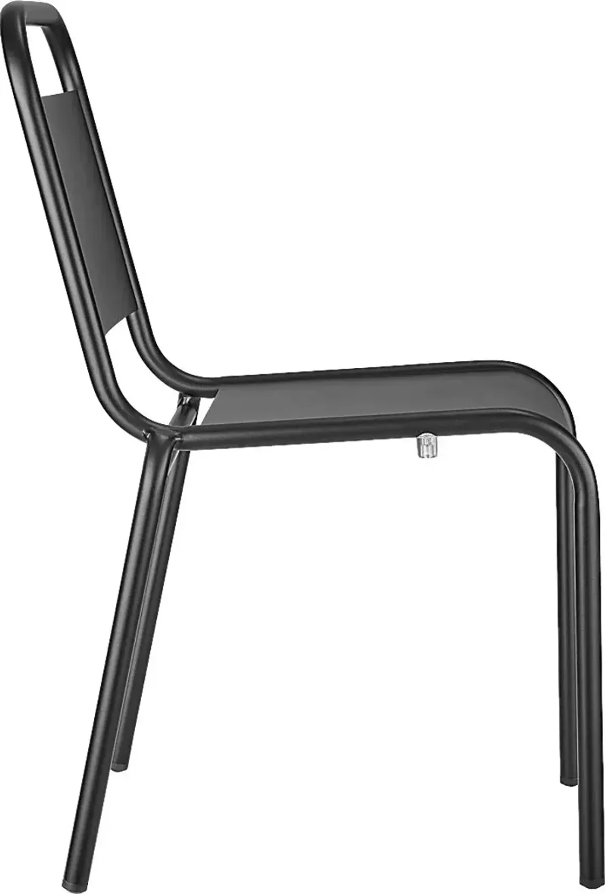 Outdoor Impatiens Black Dining Chair