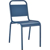 Outdoor Impatiens Blue Dining Chair