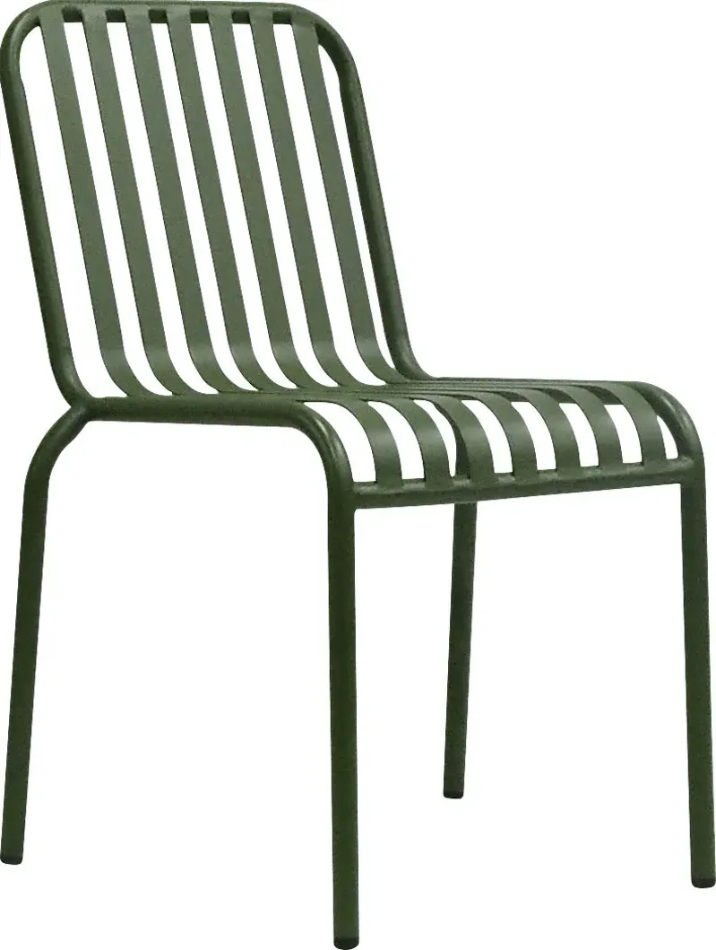 Outdoor Ischia Green Dining Chair