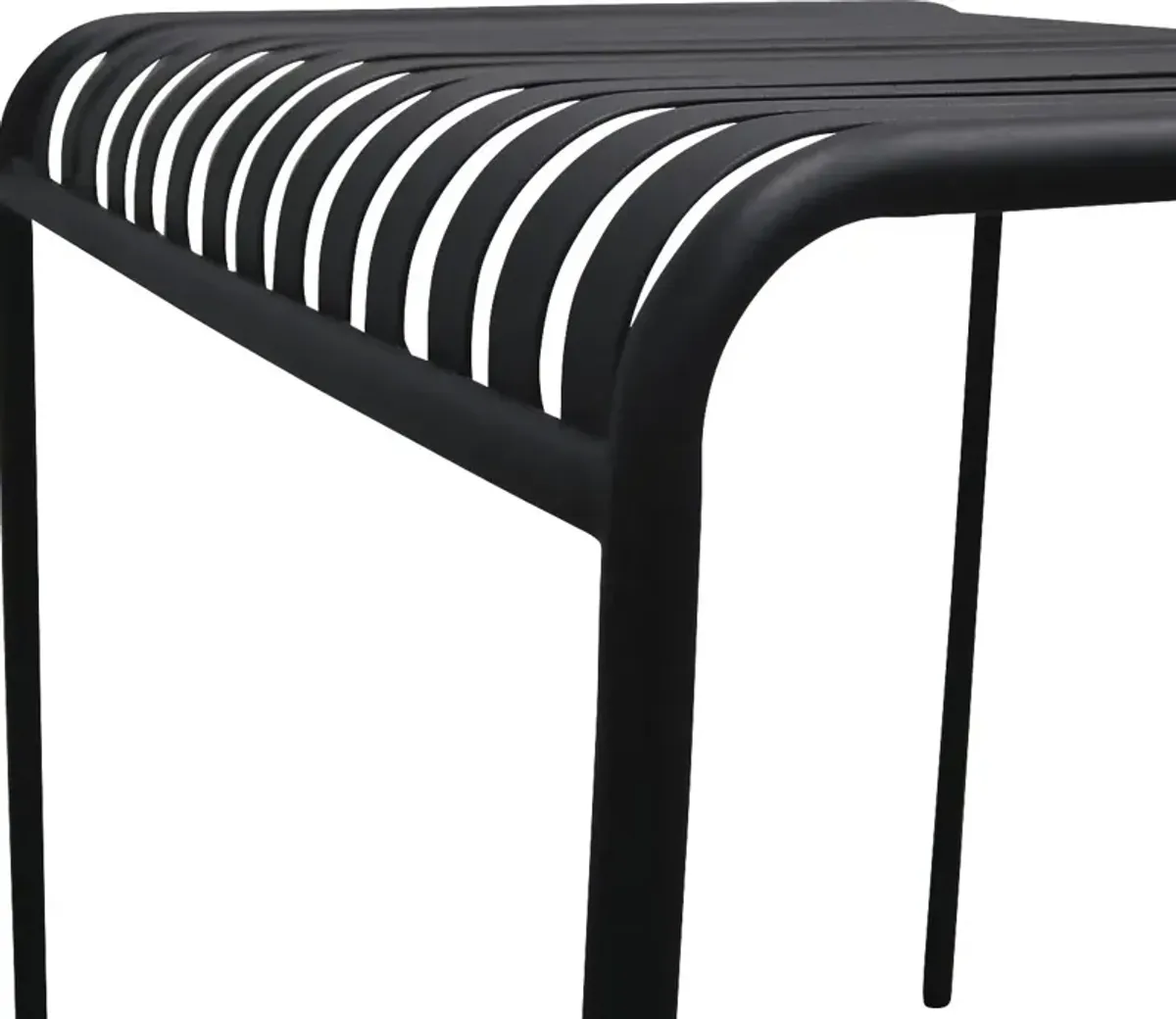 Outdoor Ischia Black Dining Table