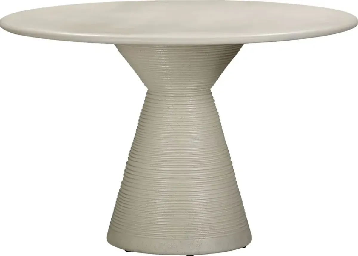 Outdoor Gathings Beige Dining Table