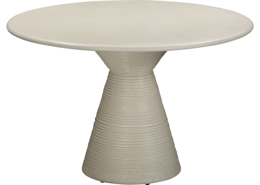 Outdoor Gathings Beige Dining Table