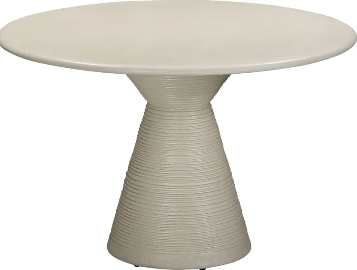 Outdoor Gathings Beige Dining Table