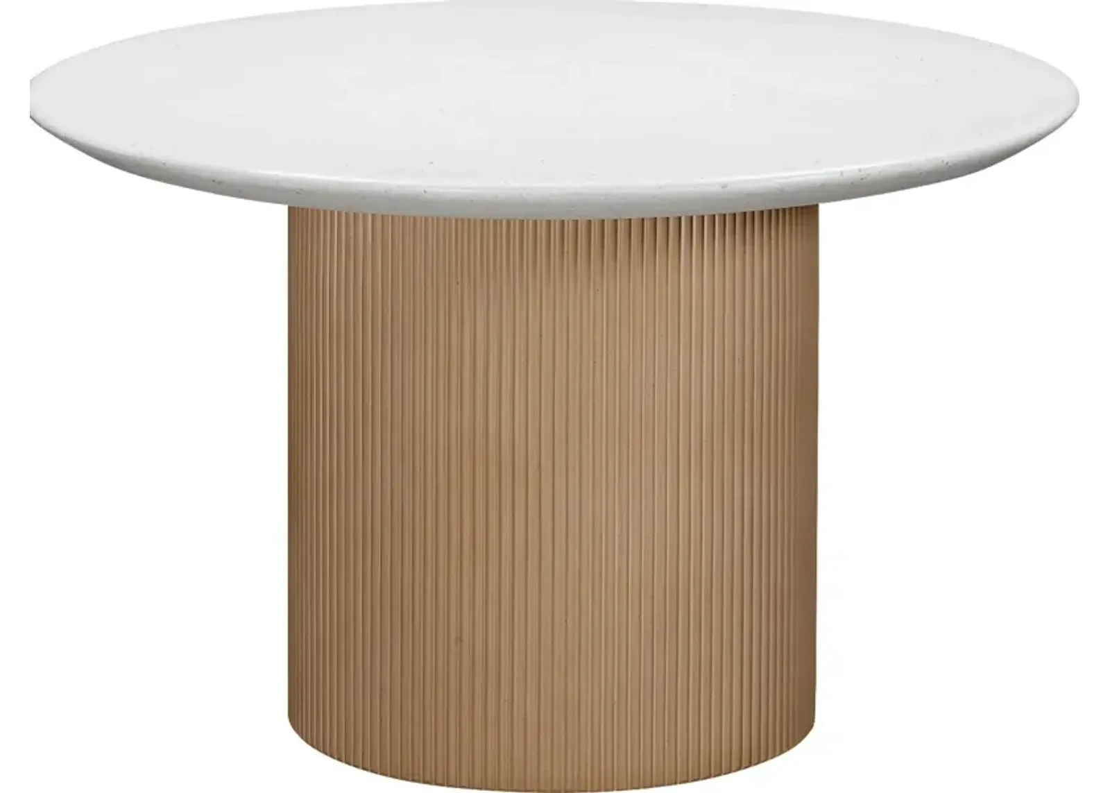 Outdoor Glyndora White Dining Table