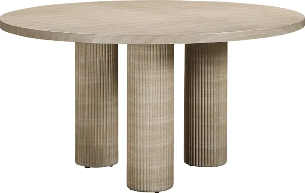 Outdoor Lawonna Natural Dining Table