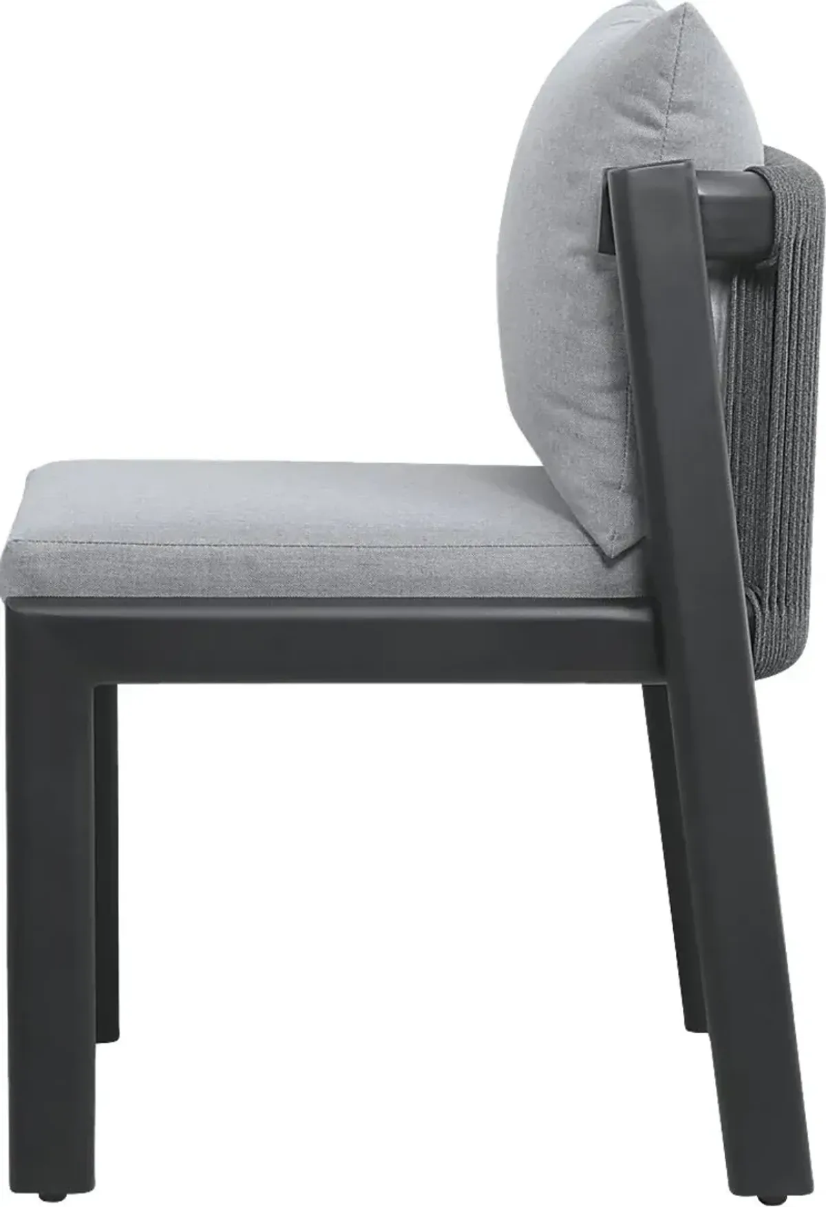 Outdoor Dansington Gray Dining Chair, Set of 2